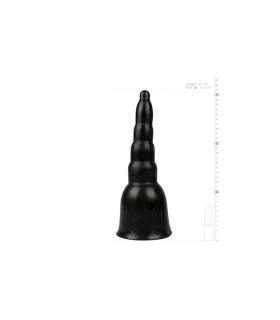 Фаллоимитатор большой, черный, XXL 33.5 х 6.5см - No Taboo