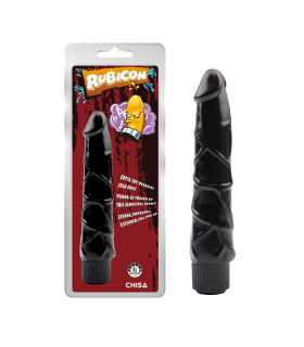 Вибратор реалистичный Rubicon, черный, 21.5 см - No Taboo
