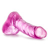 Фаллоимитатор Blush реалистичный, с мошонкой, розовый, 11.5 см x 3 см фото №2 — секс игрушки: Украина, NO TABOO
