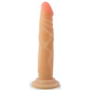 Фаллоимитатор реалистичный Blush Au Naturel на присоске, киберкожа, бежевый, 19 см x 3.8 см фото №1 — секс игрушки: Украина, NO TABOO