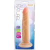 Фаллоимитатор реалистичный Blush Au Naturel на присоске, киберкожа, бежевый, 19 см x 3.8 см фото №2 — секс игрушки: Украина, NO TABOO