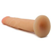 Фаллоимитатор реалистичный Blush Au Naturel на присоске, киберкожа, бежевый, 19 см x 3.8 см фото №3 — секс игрушки: Украина, NO TABOO