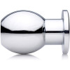 Анальная пробка туннель металлическая Small Abyss Steel Hollow Anal Plug, фото №2 — секс шоп Украина, NO TABOO