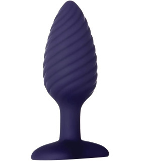 Анал.пробка с вибрацией+пульт ZERO TOLERANCE WICKED TWISTER PURPLE - No Taboo