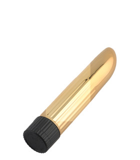 Вибратор для клитора Dream Toys Classic Lady Finger золотой, 12 х 2.5 см - No Taboo