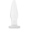 Анальная пробка стекло CRYSTAL TAPERED GLASS PLUG SMALL CLEAR фото №1 — секс игрушки: Украина, NO TABOO