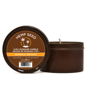 Свічка для масажу Dreamsicle Massage Candle Hemp, 170 мл - No Taboo