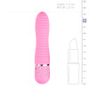 Минивибратор Easytoys с кристаллами, розовый, 11.4 х 2.4 см фото №3 — секс игрушки: Украина, NO TABOO