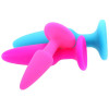 Набор анальных пробок Colours Pleasures Trainer Kit, 3 штуки фото №2 — секс игрушки: Украина, NO TABOO