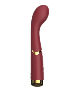 Вибратор для точки G Dream Toys Lucy изогнутый, бордовый, 19.5 х 3.2 см - No Taboo
