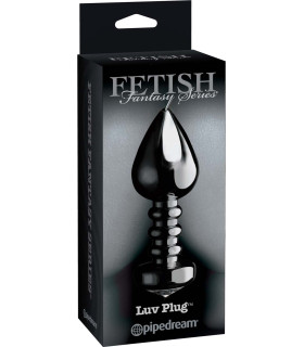 Анальная пробка черная Fetish Lun Plug - No Taboo