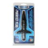 Анальная пробка MenzStuff - Purrfect Plug с вибрацией, черная, 14.8 х 2.5 см фото №2 — секс игрушки: Украина, NO TABOO