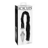 Анальная пробка из стекла с хвостом-флоггером (плетка) Icicles фото №4 — секс игрушки: Украина, NO TABOO