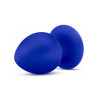 Анальная пробка LUXE RUMP RIMMER SMALL BLUE фото №1 — секс игрушки: Украина, NO TABOO