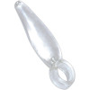 Анальная пробка маленькая Butt Plug Anal Finger прозрачная, 1.5 см х 6.8 см фото №1 — секс игрушки: Украина, NO TABOO