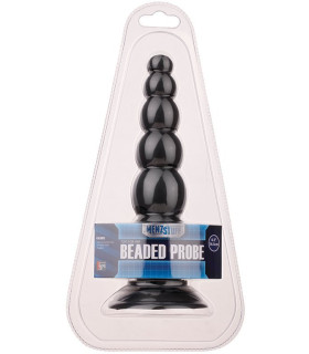 Анальная ёлочка Dream Toys MenzStuff на присоске, чёрная, 16.5 х 4.7 см - No Taboo