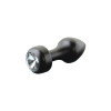 Анальная пробка Mini Luv Plug из металла черная фото №1 — секс игрушки: Украина, NO TABOO