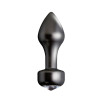 Анальная пробка Mini Luv Plug из металла черная фото №2 — секс игрушки: Украина, NO TABOO