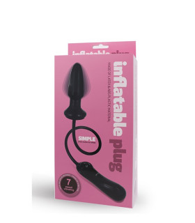 Анальная пробка расширитель с вибрацией Inflatable Plug - No Taboo