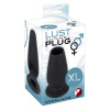 Анальная пробка туннель Orion Lust Tunnel Plug XL, силиконовая, черная, 13 х 5.9 см фото №2 — секс игрушки: Украина, NO TABOO