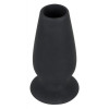 Анальная пробка туннель Orion Lust Tunnel Plug XL, силиконовая, черная, 13 х 5.9 см фото №1 — секс игрушки: Украина, NO TABOO