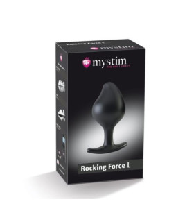 Анальная пробка с электростимуляцией Mystim Buttplug Rocking Force L - No Taboo
