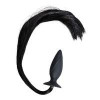 Анальная пробка You2Toys HORNY Pony с хвостом, чёрная, 12.5 х 4 см фото №3 — секс игрушки: Украина, NO TABOO