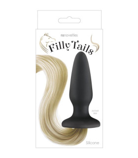 Анальная пробка с хвостом Filly Tails, FILLY TAILS PALOMINO - No Taboo