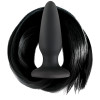 Анальная пробка с хвостом Filly Tails, NS Novelties black фото №1 — секс игрушки: Украина, NO TABOO