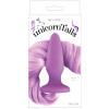 Анальная пробка с хвостом пони, Unicorn Tails, NS Novelties purple фото №2 — секс игрушки: Украина, NO TABOO