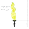 Анальная пробка с хвостом Silicone Butt Plug With Tail, 3.3 х 11 х 55 см, желтая фото №3 — секс игрушки: Украина, NO TABOO