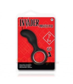 Анальная пробка с кольцом INVADER II Prostate Plug - No Taboo