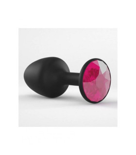 Анальная пробка с красным кристаллом Marc Dorcel Geisha Plug Diamond L - No Taboo