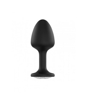 Анальная пробка с красным кристаллом Marc Dorcel Geisha Plug Diamond L - No Taboo