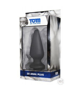 Анальная пробка с вибрацией Tom of Finland 5X Anal Plug - No Taboo