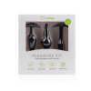 Набор анальных пробок Pleasure черный EasyToys фото №9 — секс игрушки: Украина, NO TABOO