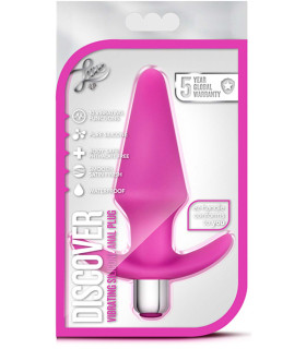 Анальна вібро-пробка LUXE DISCOVER FUSCHIA - No Taboo