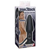 Анальная вибропробка-расширитель «True Black Vibrating Butt Plug фото №1 — секс игрушки: Украина, NO TABOO