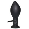 Анальная вибропробка-расширитель «True Black Vibrating Butt Plug фото №2 — секс игрушки: Украина, NO TABOO