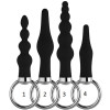 Анальные пробки BACK UP KIT BUTT PLUG BLACK 4 шт (цена за 1 штуку) фото №2 — секс игрушки: Украина, NO TABOO