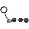 Анальные шарики Tom of Finland Cock Ring with 3 Weighted Balls фото №1 — секс игрушки: Украина, NO TABOO