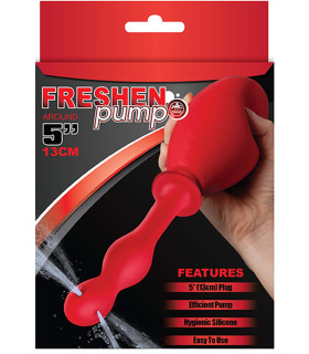 Анальный душ FRESHEN PUMP с фигурной насадкой 13 см - No Taboo