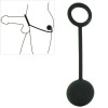 Анальный шарик Tom of Finland Silicone Cock Ring with Heavy Anal Ball фото №3 — секс игрушки: Украина, NO TABOO