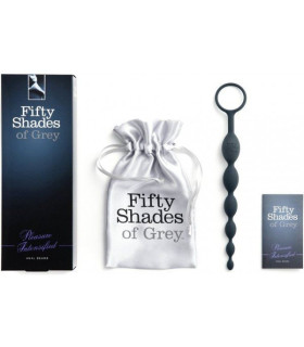 Анальные бусины Fifty Shades Of Grey силиконовые, 25.4 х 2.4 см - No Taboo