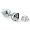 Французская анальная бижутерия из алюминия с вибрацией, красная фото №3 — секс игрушки: Украина, NO TABOO