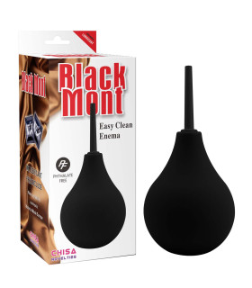 Анальный душ Chisa Black Mont Easy Clean Enema, черный, 250 мл - No Taboo