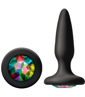Маленькая анальная пробочка glams mini rainbow gem - No Taboo