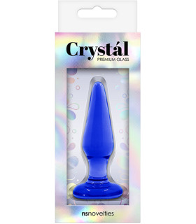 Маленькая анальная стеклянная пробка NS Novelties Crystal - No Taboo