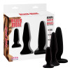 Набор анальных пробок Chisa Anal Traimer Kit, силикон, 3 шт, черный фото №1 — секс игрушки: Украина, NO TABOO