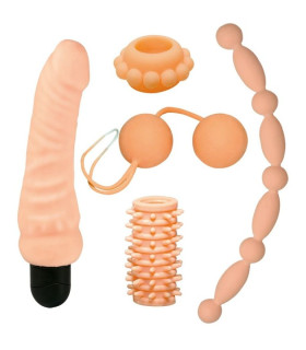 Набор удовольствия Lovers Kit Nature Skin из киберкожи, 5 предметов - No Taboo